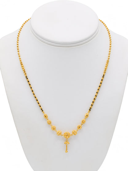 22ct Gold Ball Mangal Sutra - Roop Darshan