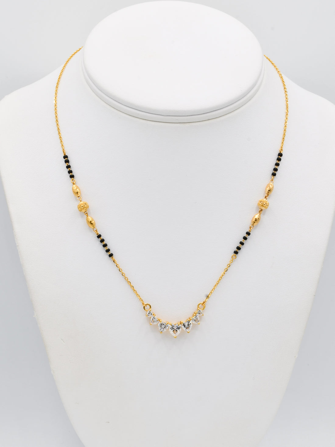 22ct Gold CZ Mangal Sutra - Roop Darshan