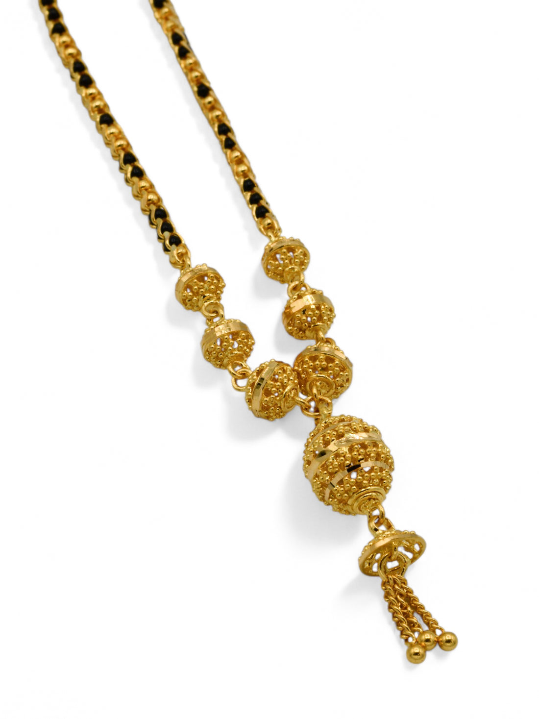 22ct Gold Ball Mangal Sutra - Roop Darshan