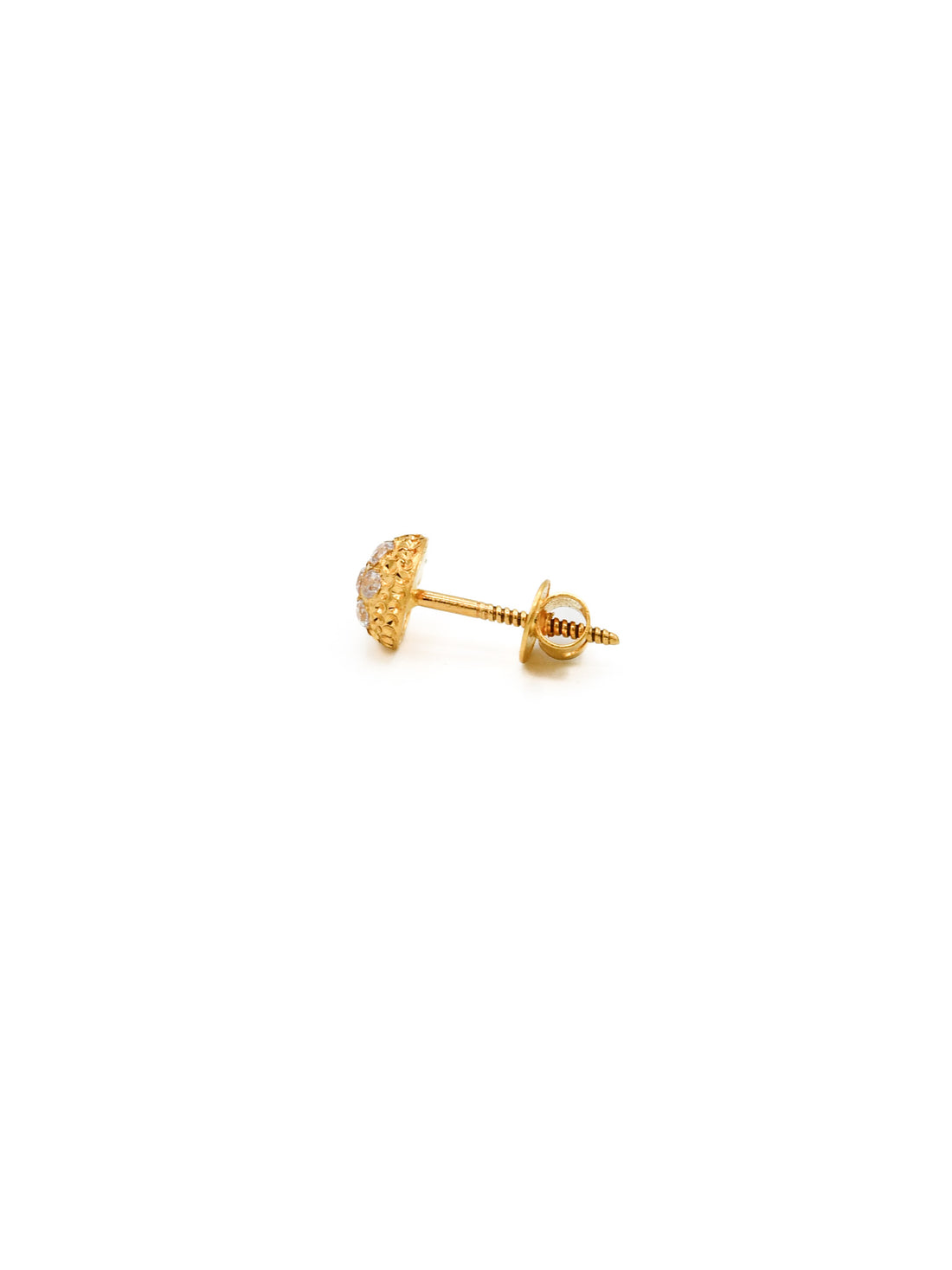 22ct Gold CZ Stud Earrings