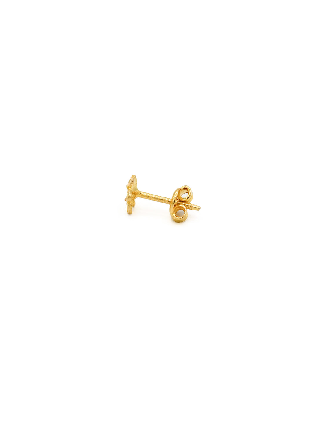 22ct Gold Flower Stud Earrings