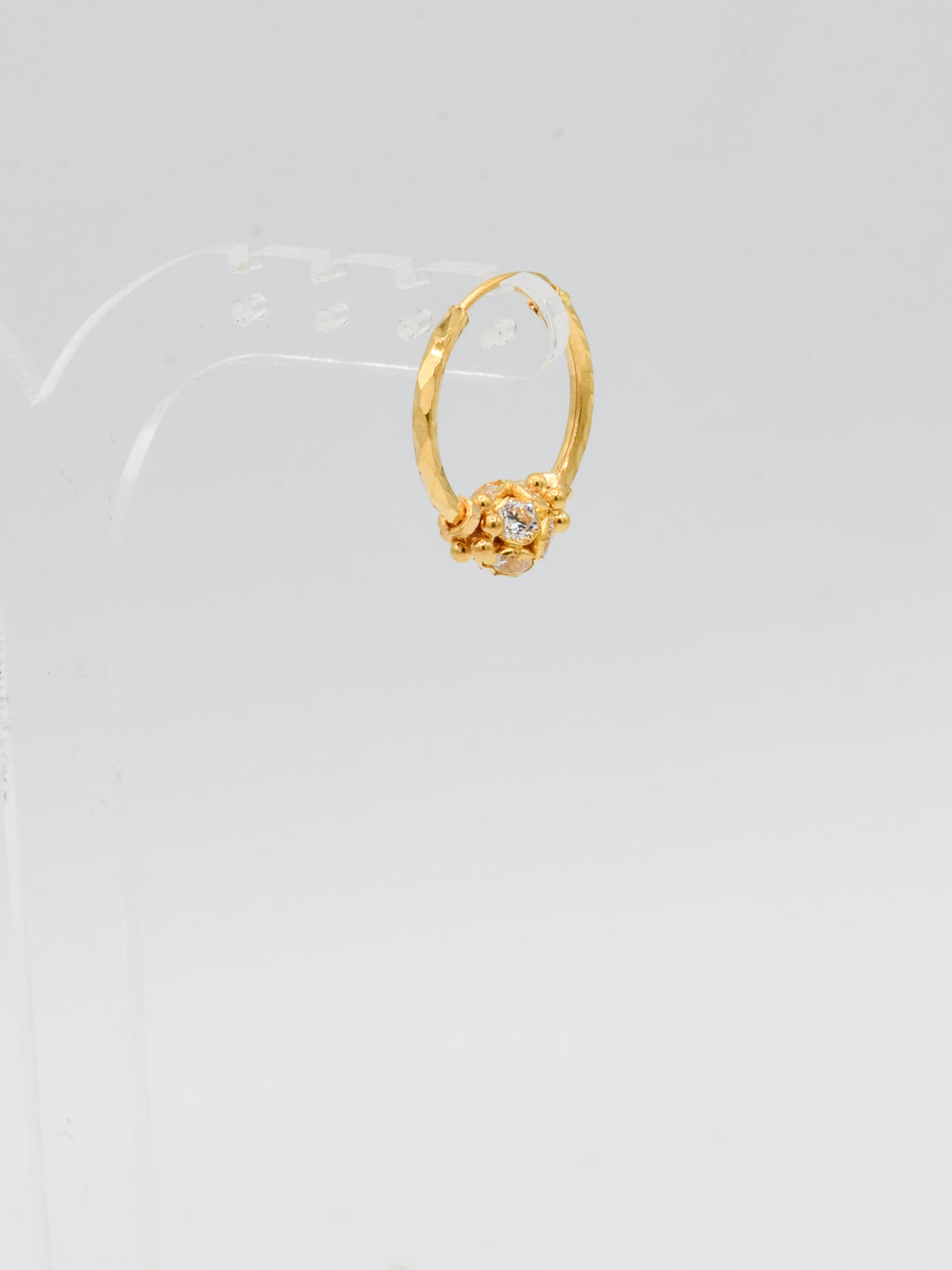 22ct Gold CZ Ball Bali - Roop Darshan