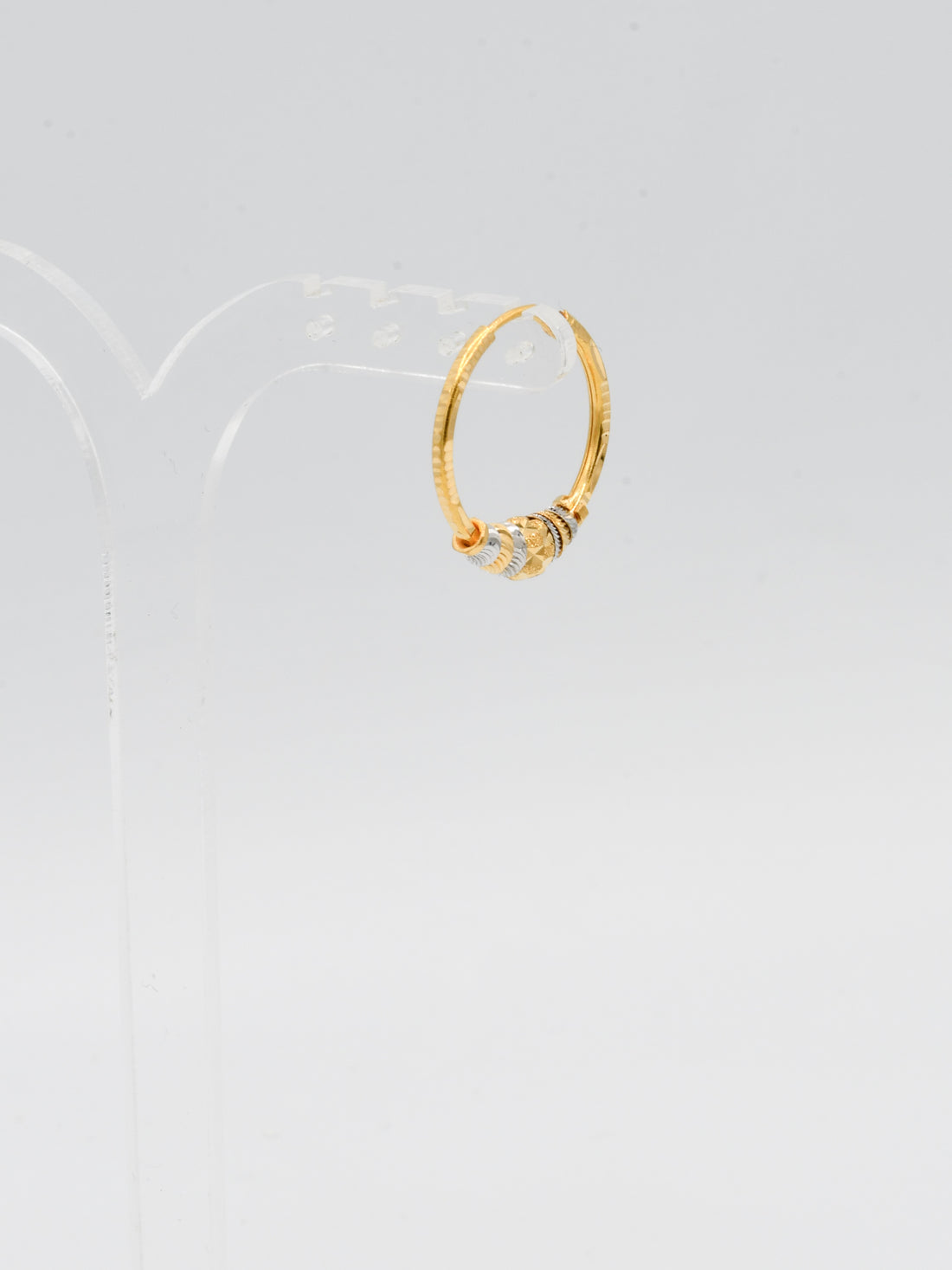 22ct Gold Two Tone Ball Bali - Roop Darshan