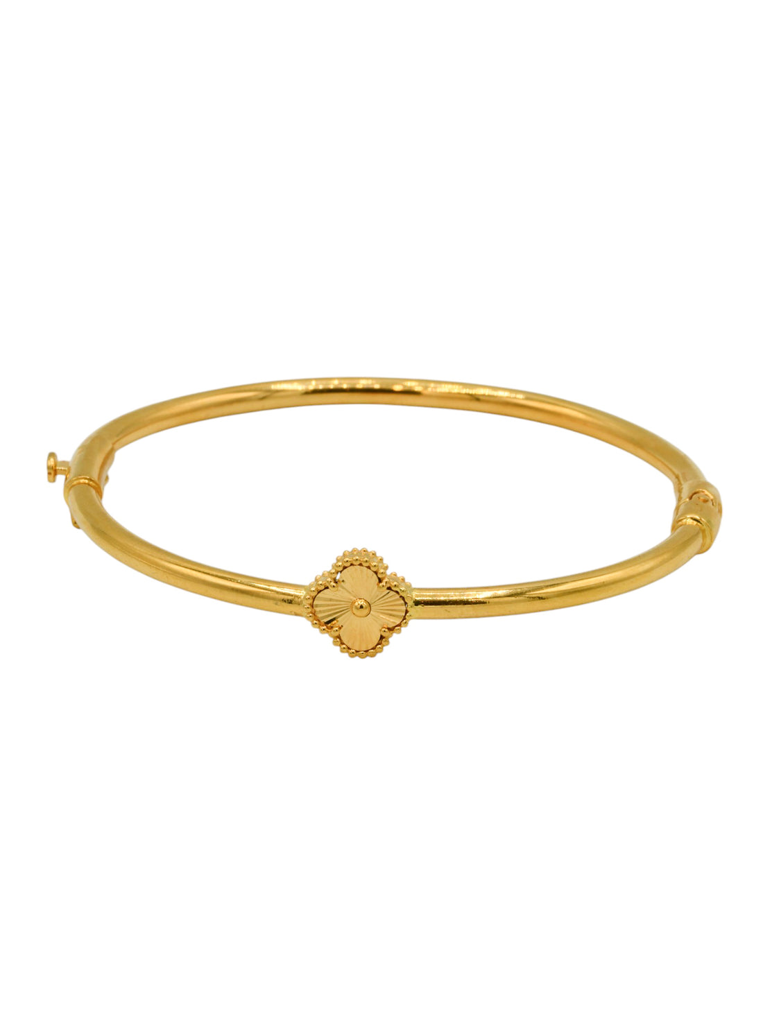 22ct Gold Flower Bangle - Roop Darshan