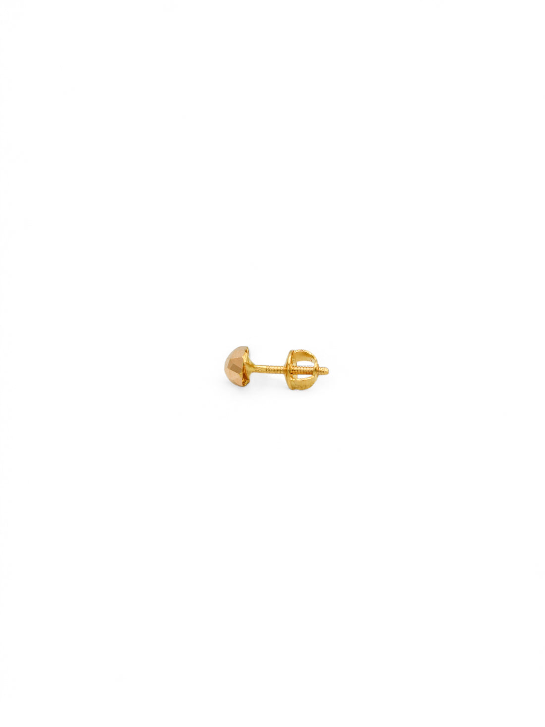 22ct Gold Ball Stud Earrings - Roop Darshan