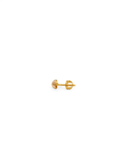 22ct Gold Ball Stud Earrings - Roop Darshan