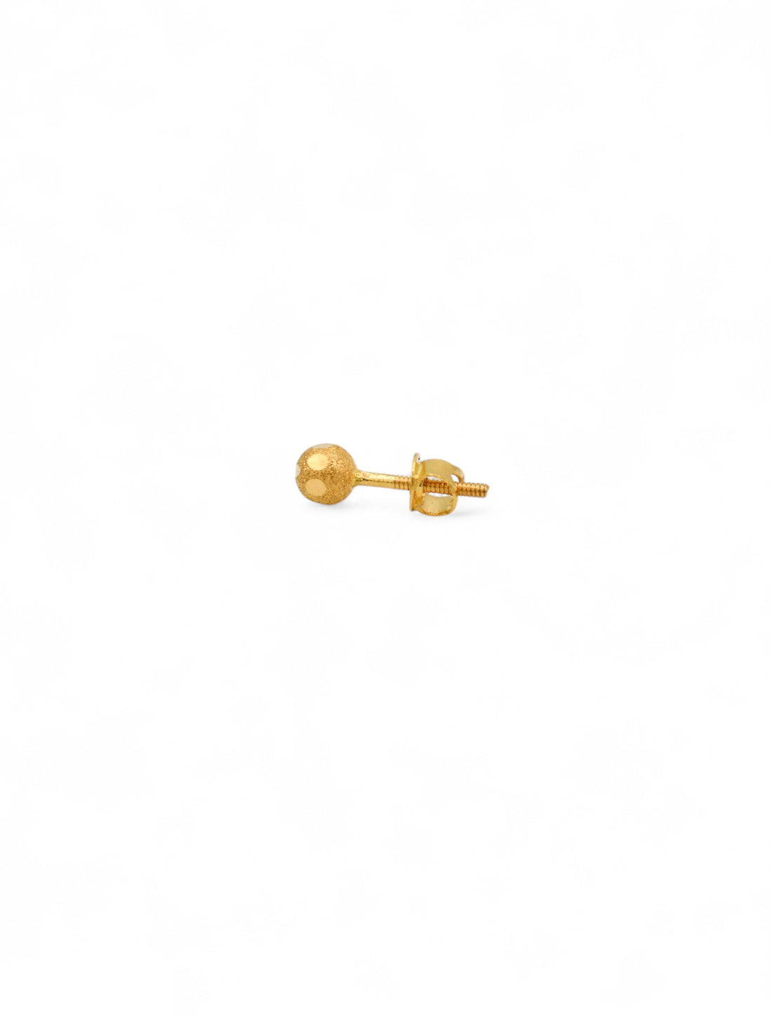 22ct Gold Ball Stud Earrings - Roop Darshan