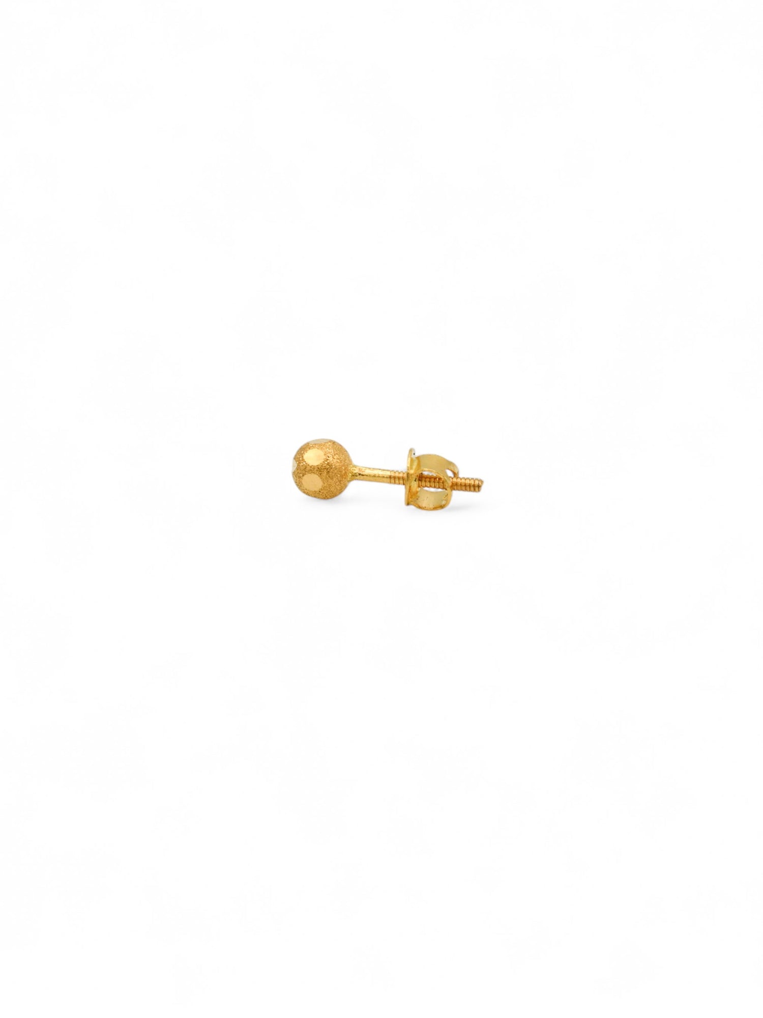 22ct Gold Ball Stud Earrings