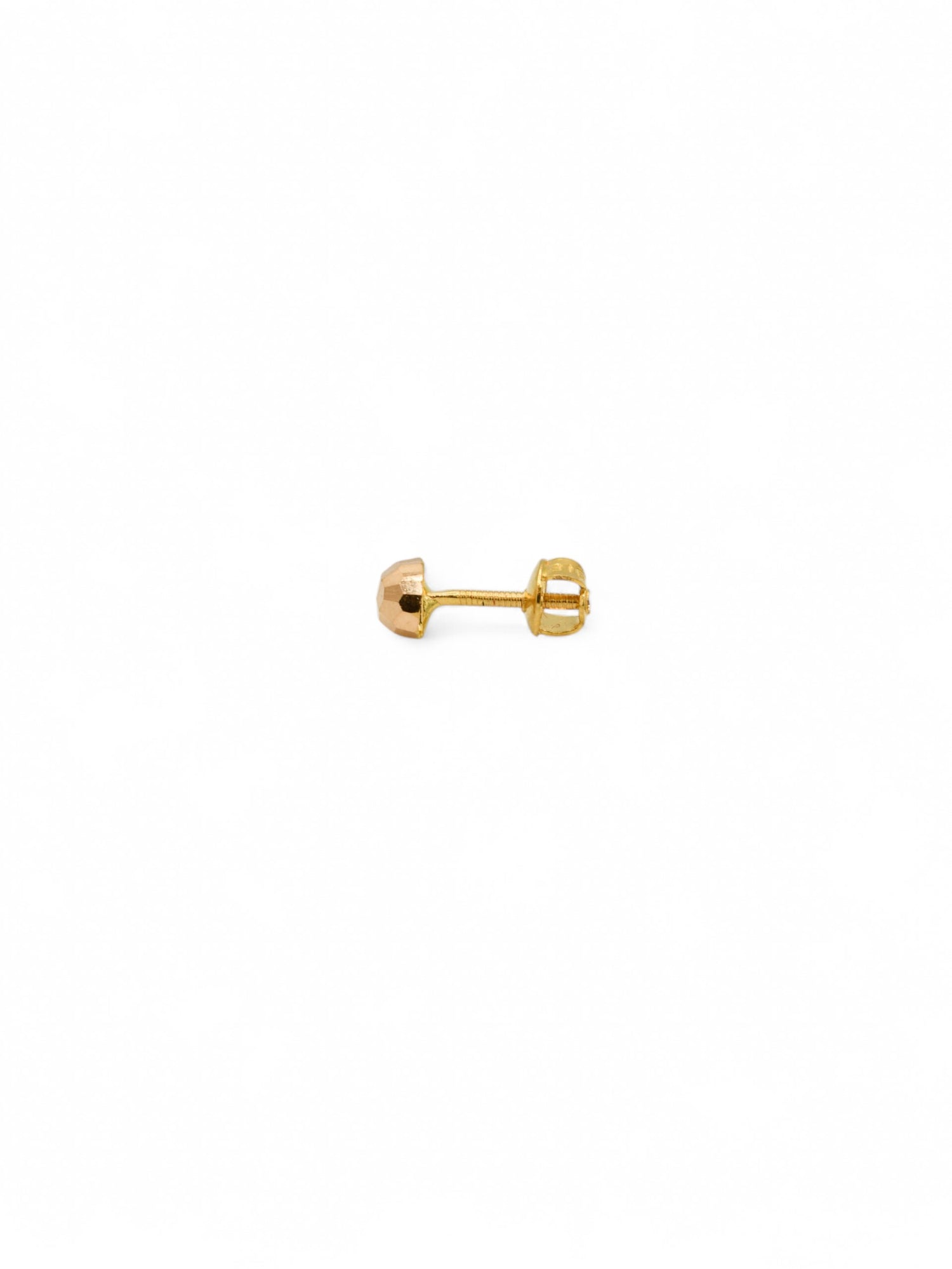 22ct Gold Ball Stud Earrings - Roop Darshan