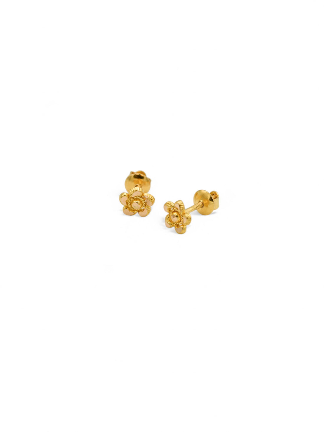 22ct Gold Stud Earrings - Roop Darshan