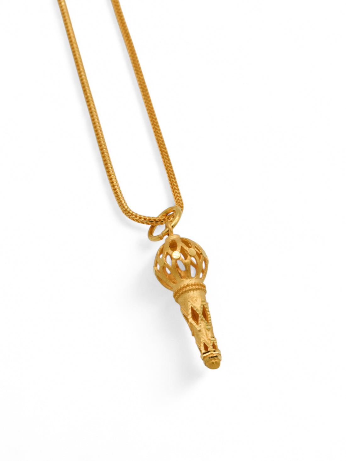 22ct Gold Gada Pendant - Roop Darshan