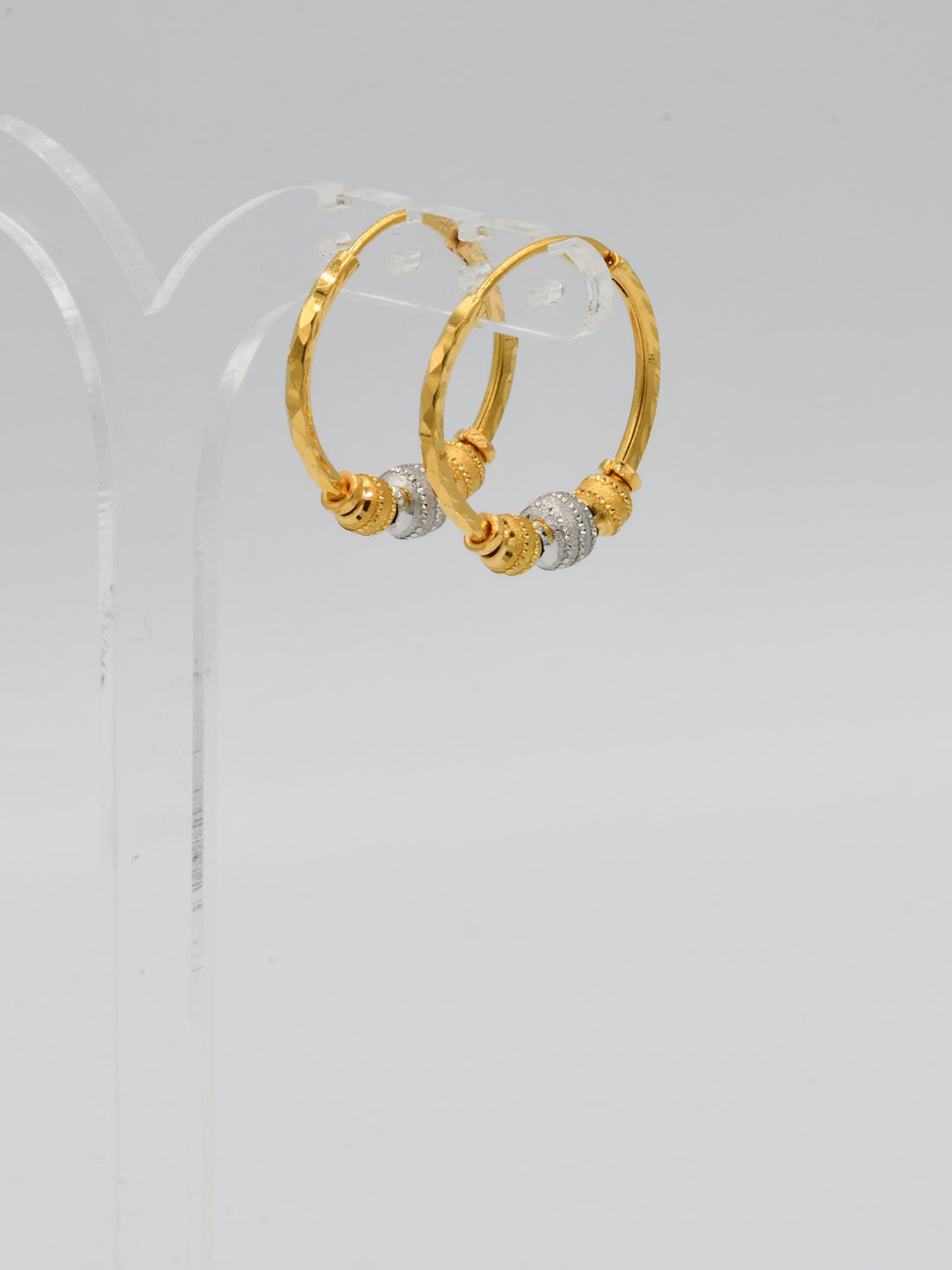 22ct Gold Two Tone Ball Bali