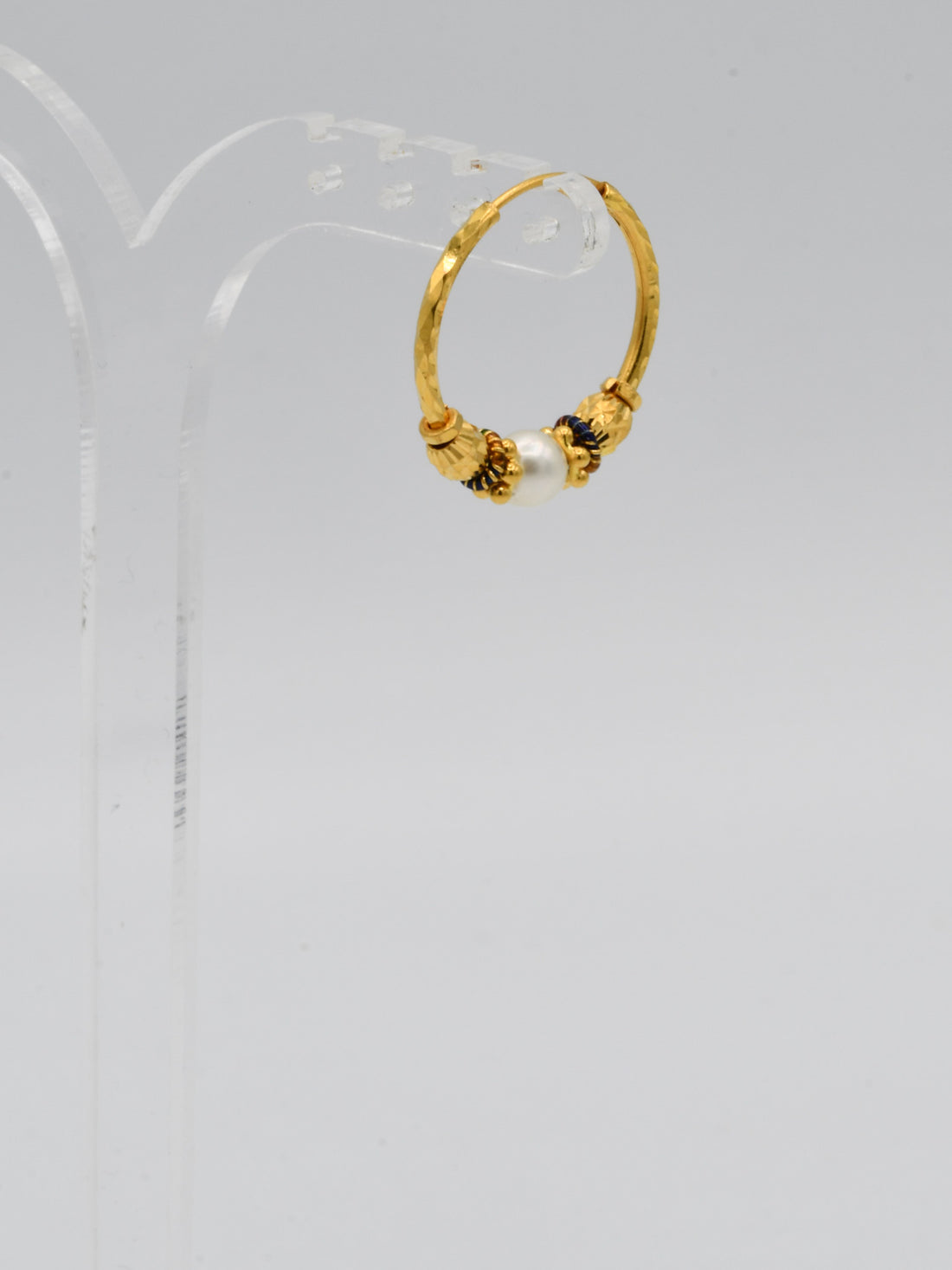 22ct Gold Pearl Minakari Bali - Roop Darshan