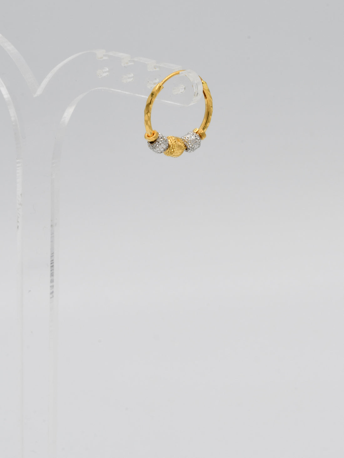 22ct Gold Two Tone Ball Bali - Roop Darshan