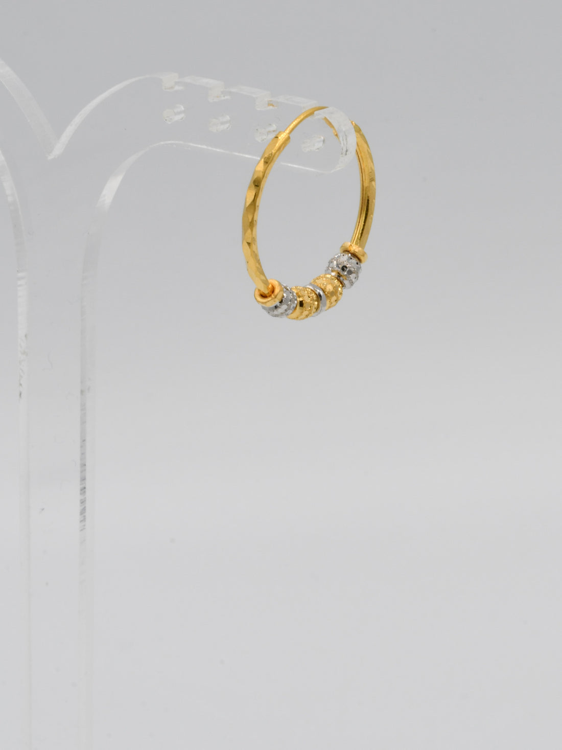 22ct Gold Two Tone Ball Bali - Roop Darshan