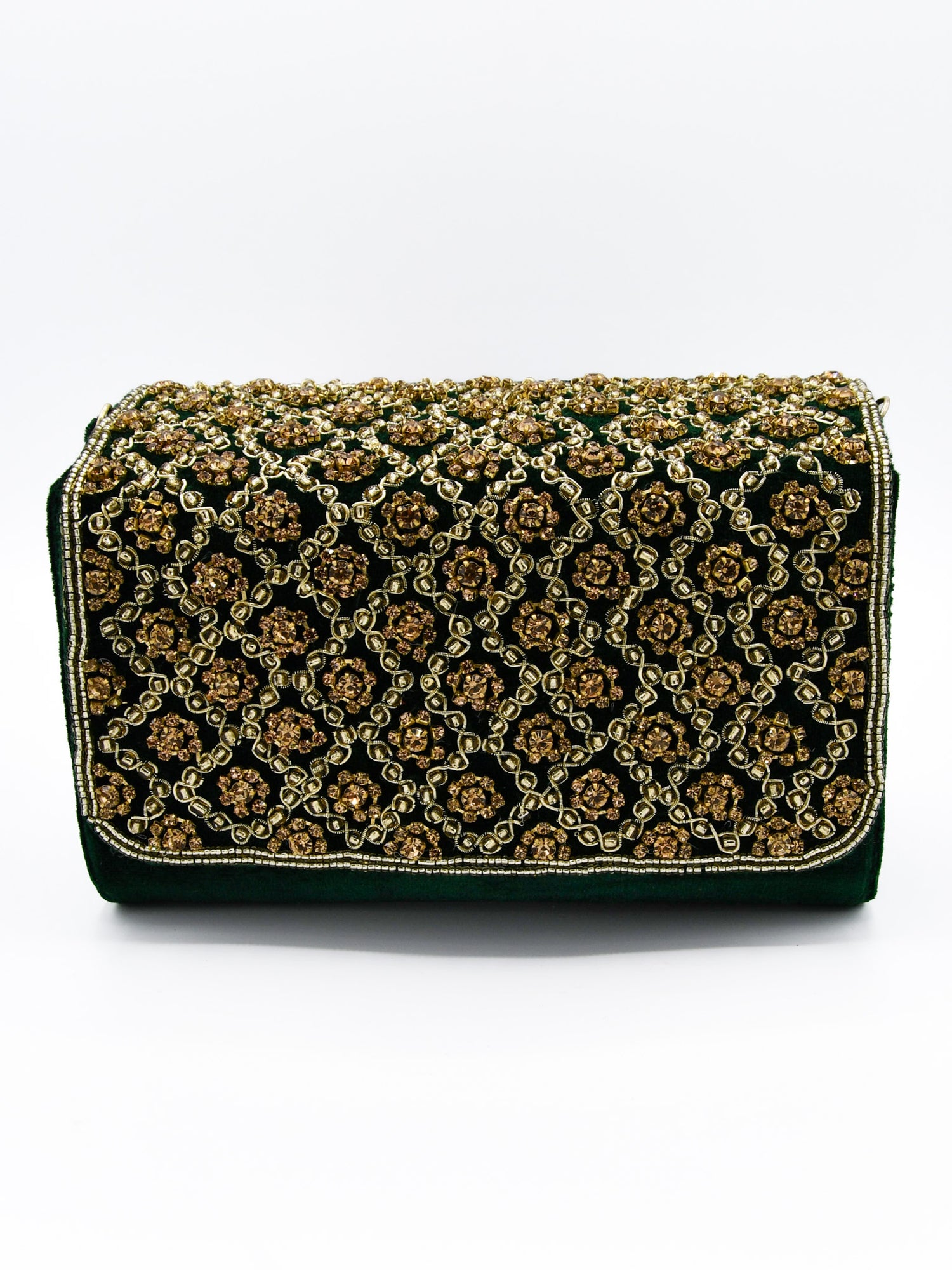 Ladies Fancy Stone Work Handbag - Roop Darshan