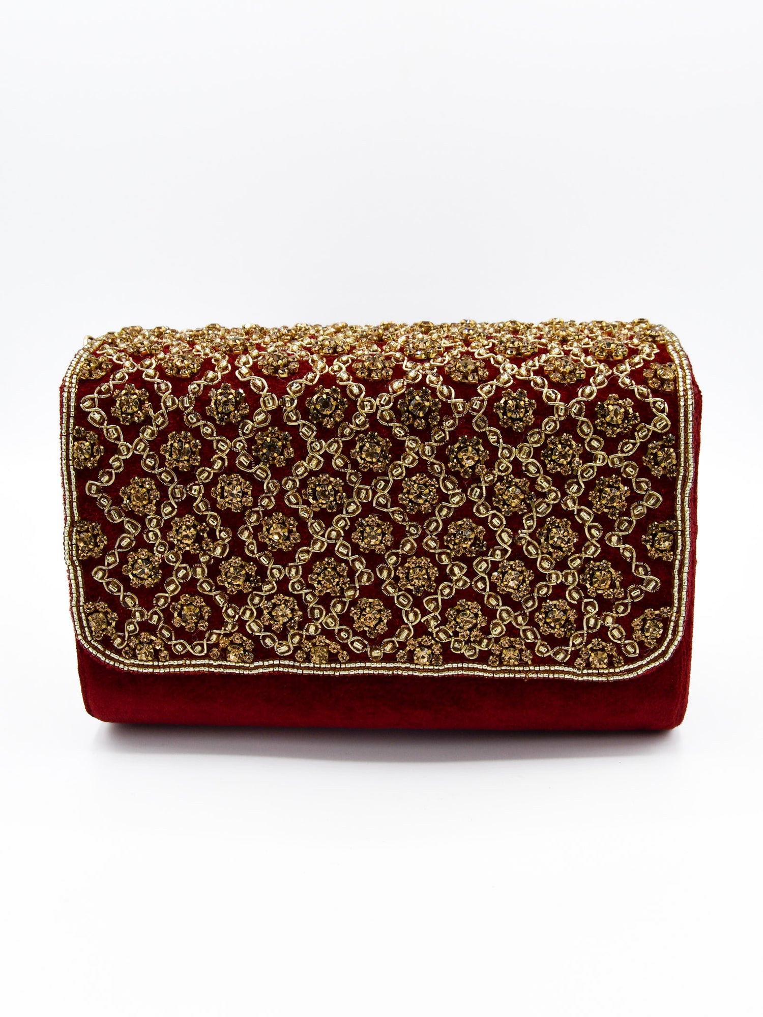 Ladies Fancy Stone Work Handbag - Roop Darshan