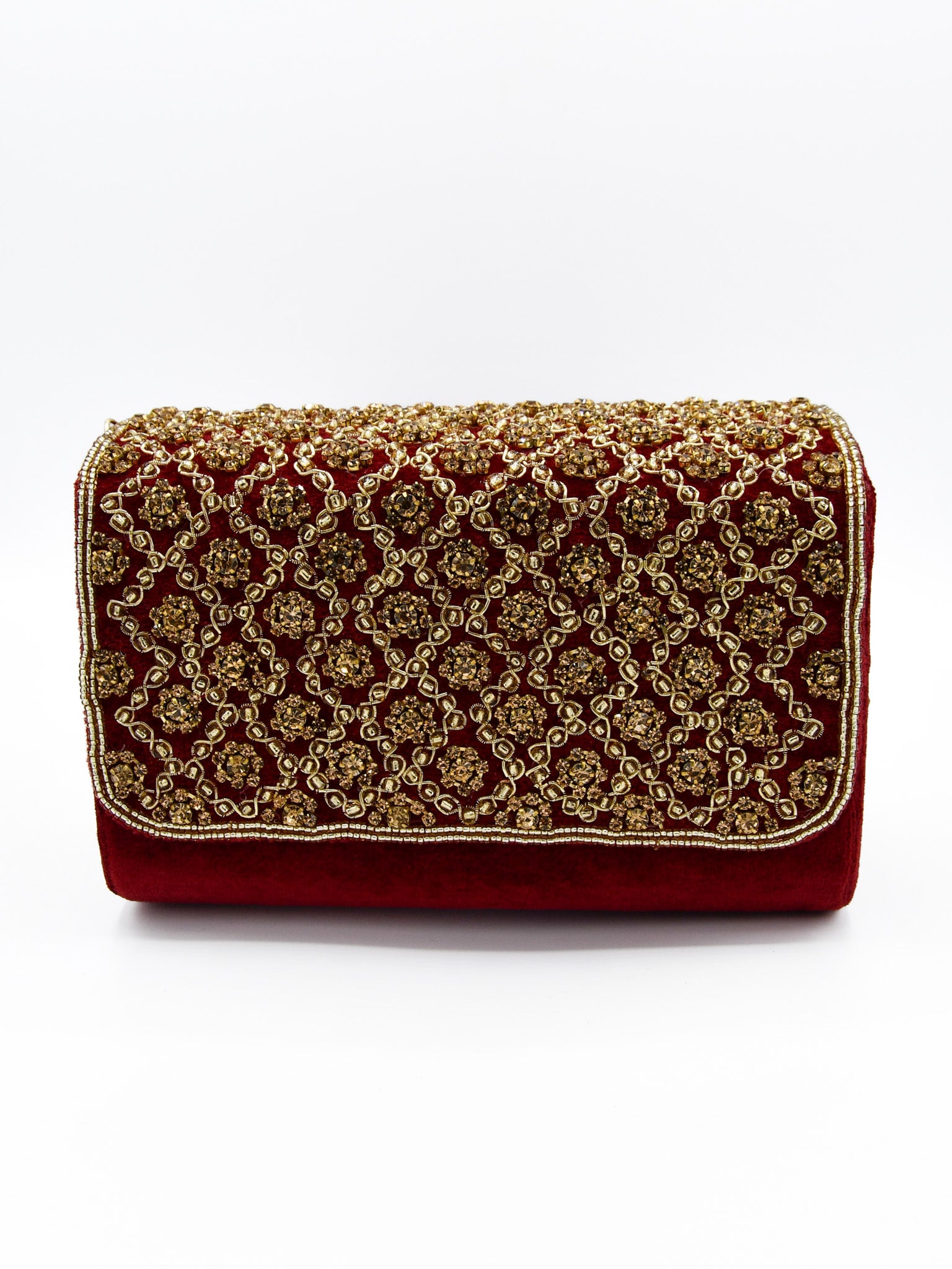Ladies Fancy Stone Work Handbag - Roop Darshan