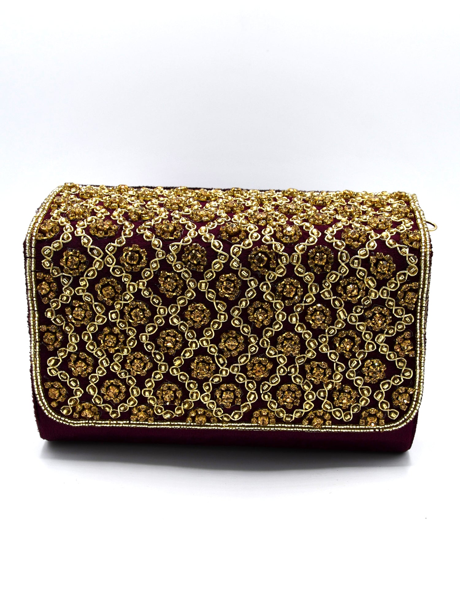Ladies Fancy Stone Work Handbag - Roop Darshan