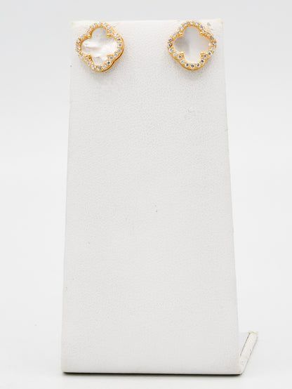 22ct Gold CZ Necklace Set - Roop Darshan