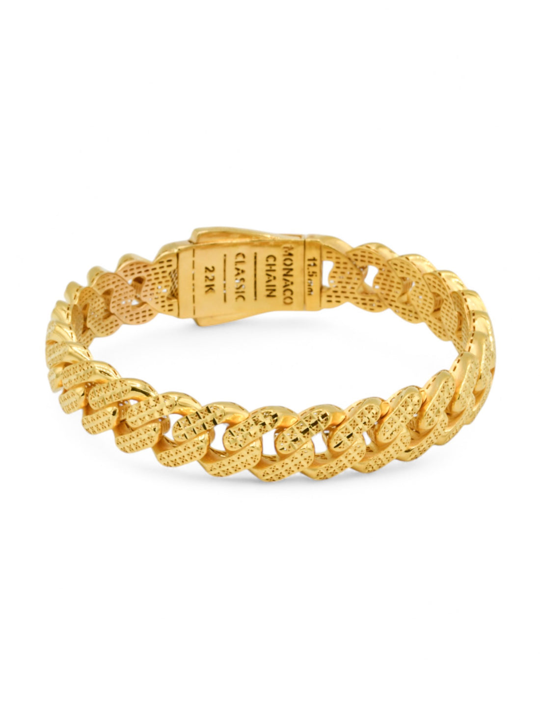 22ct Gold Curb Bangle - Roop Darshan