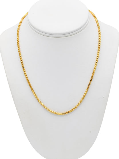 22ct Gold Link Chain - Roop Darshan