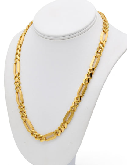 22ct Gold Figaro Chain - Roop Darshan
