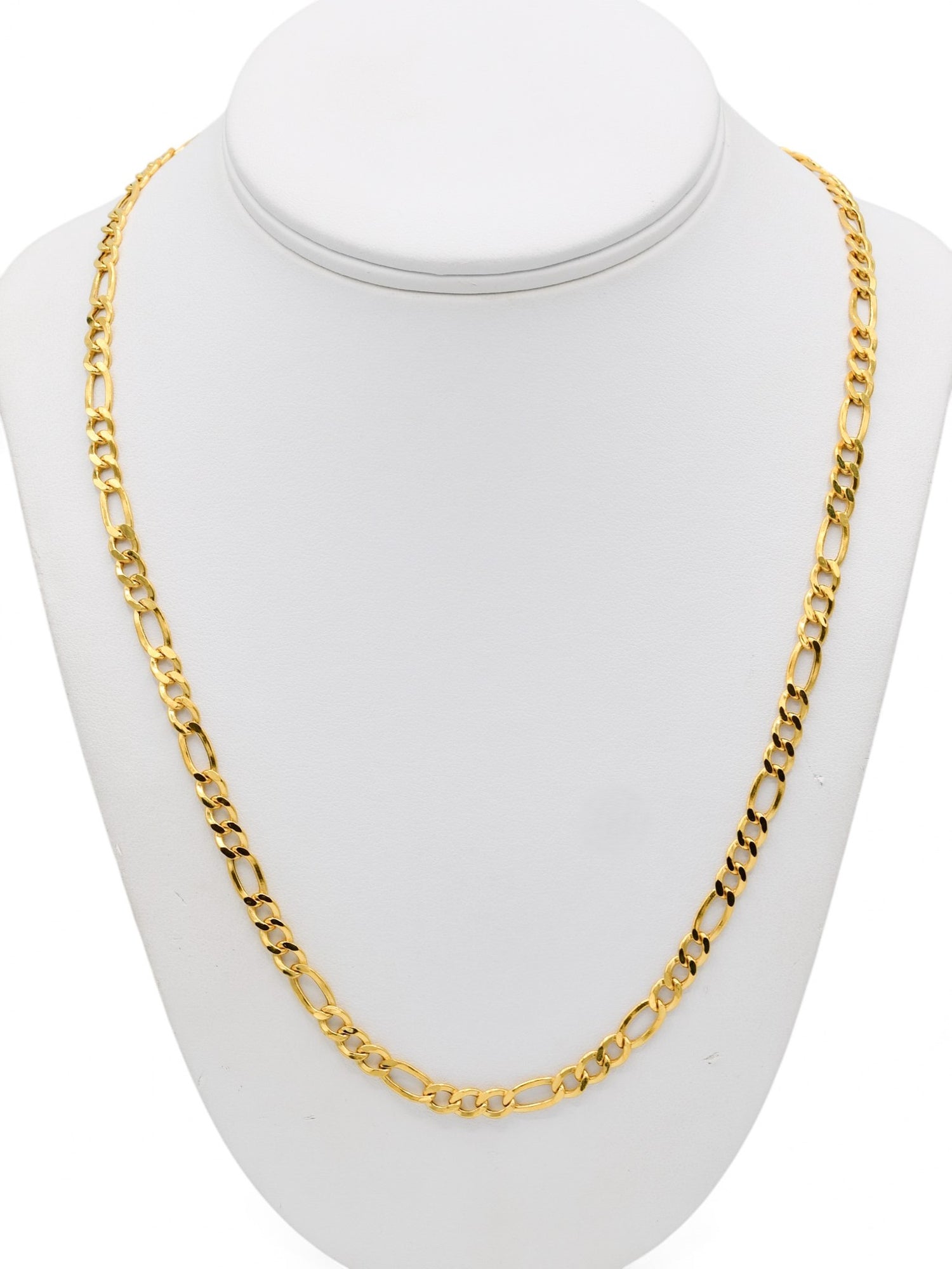 22ct Gold Hollow Figaro Chain - Roop Darshan