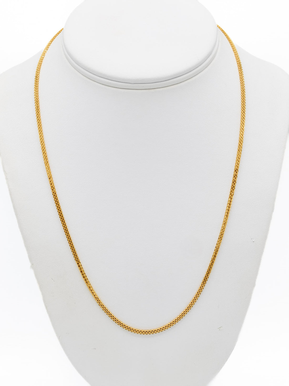 22ct Gold Flat Chain - Roop Darshan