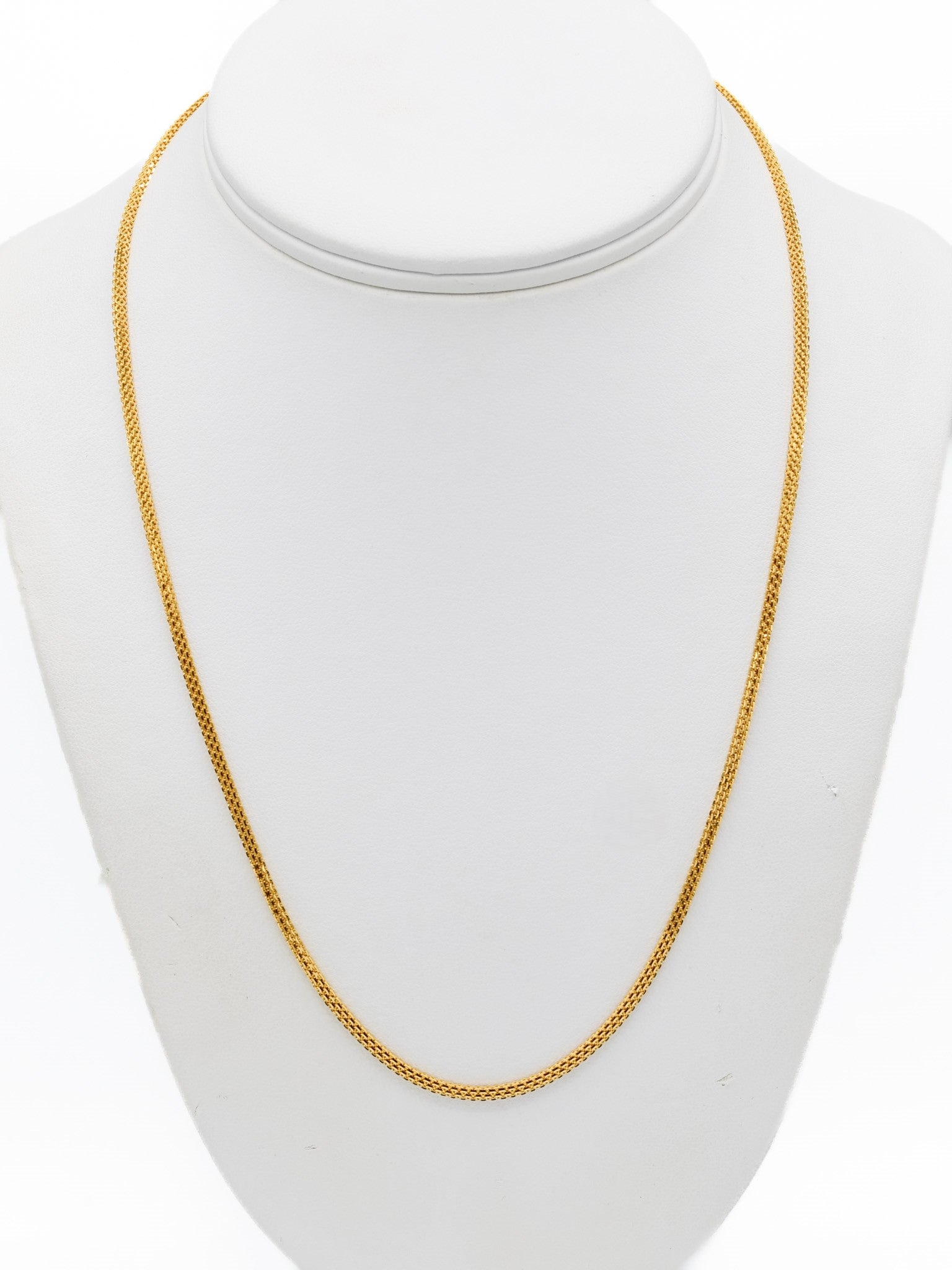 22ct Gold Flat Chain - Roop Darshan