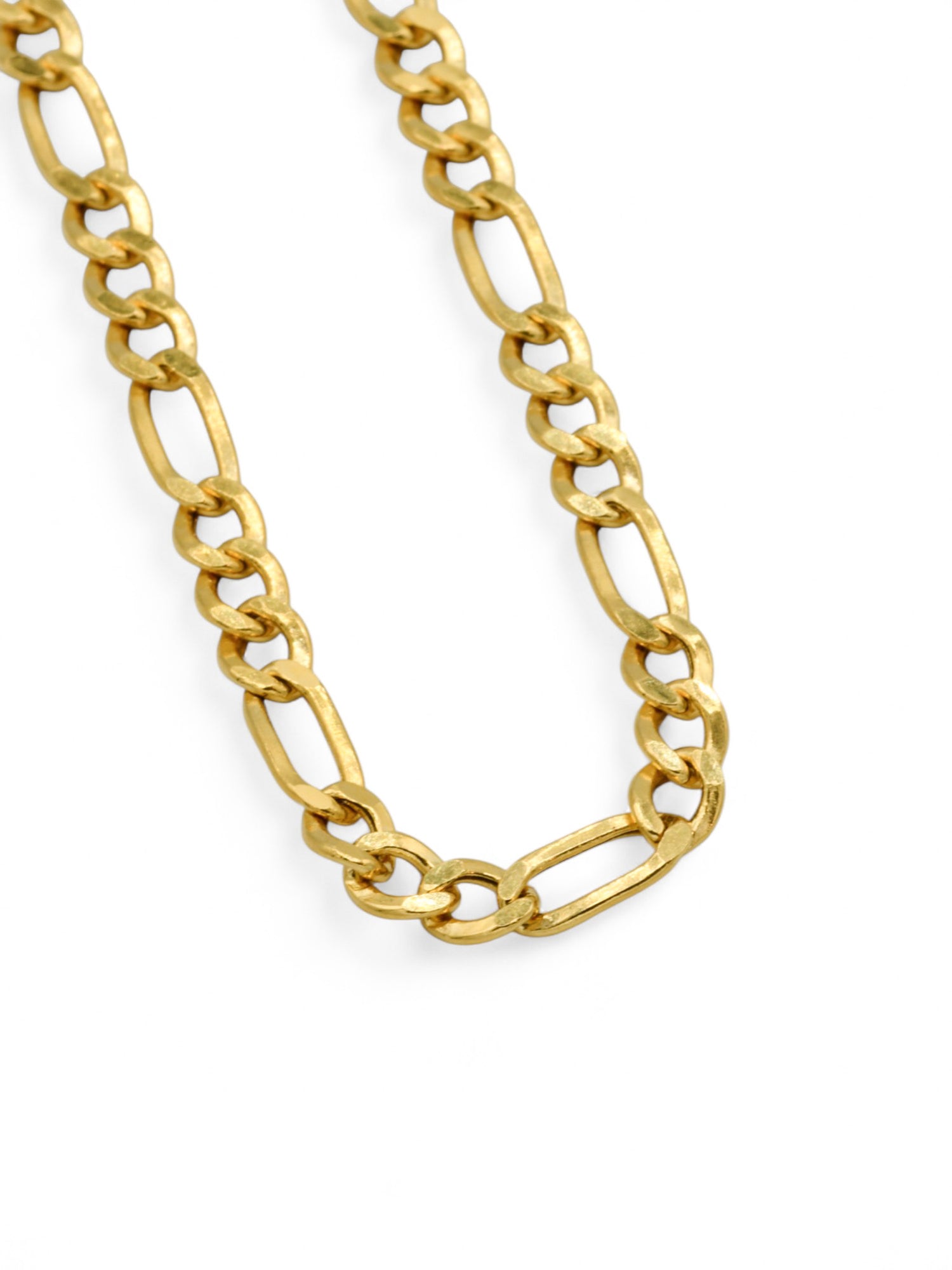 22ct Gold Hollow Figaro Chain - Roop Darshan