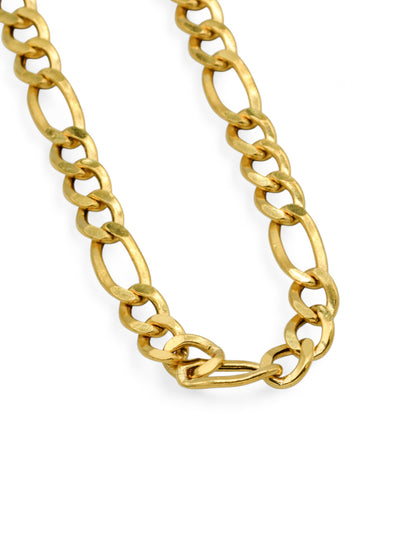 22ct Gold Hollow Figaro Chain - Roop Darshan