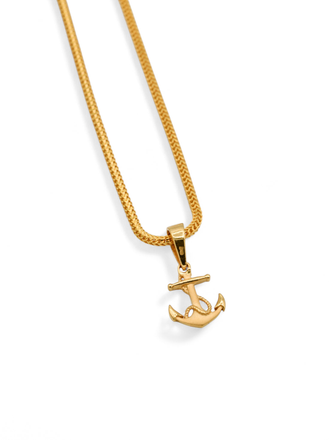 22ct Gold Anchor Pendant - Roop Darshan