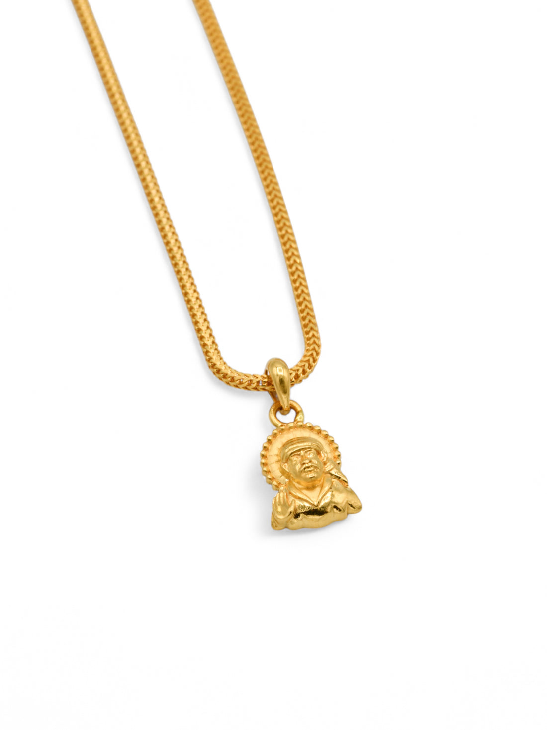 22ct Gold Sai Baba Pendant - Roop Darshan