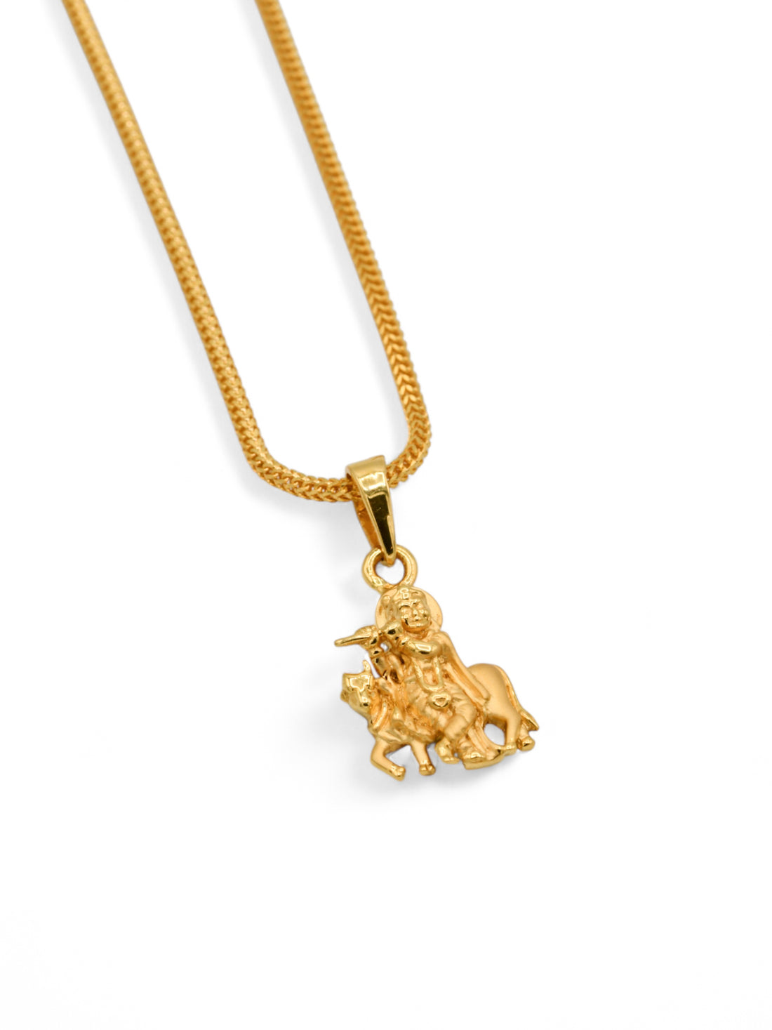 22ct Gold Krishna Pendant - Roop Darshan