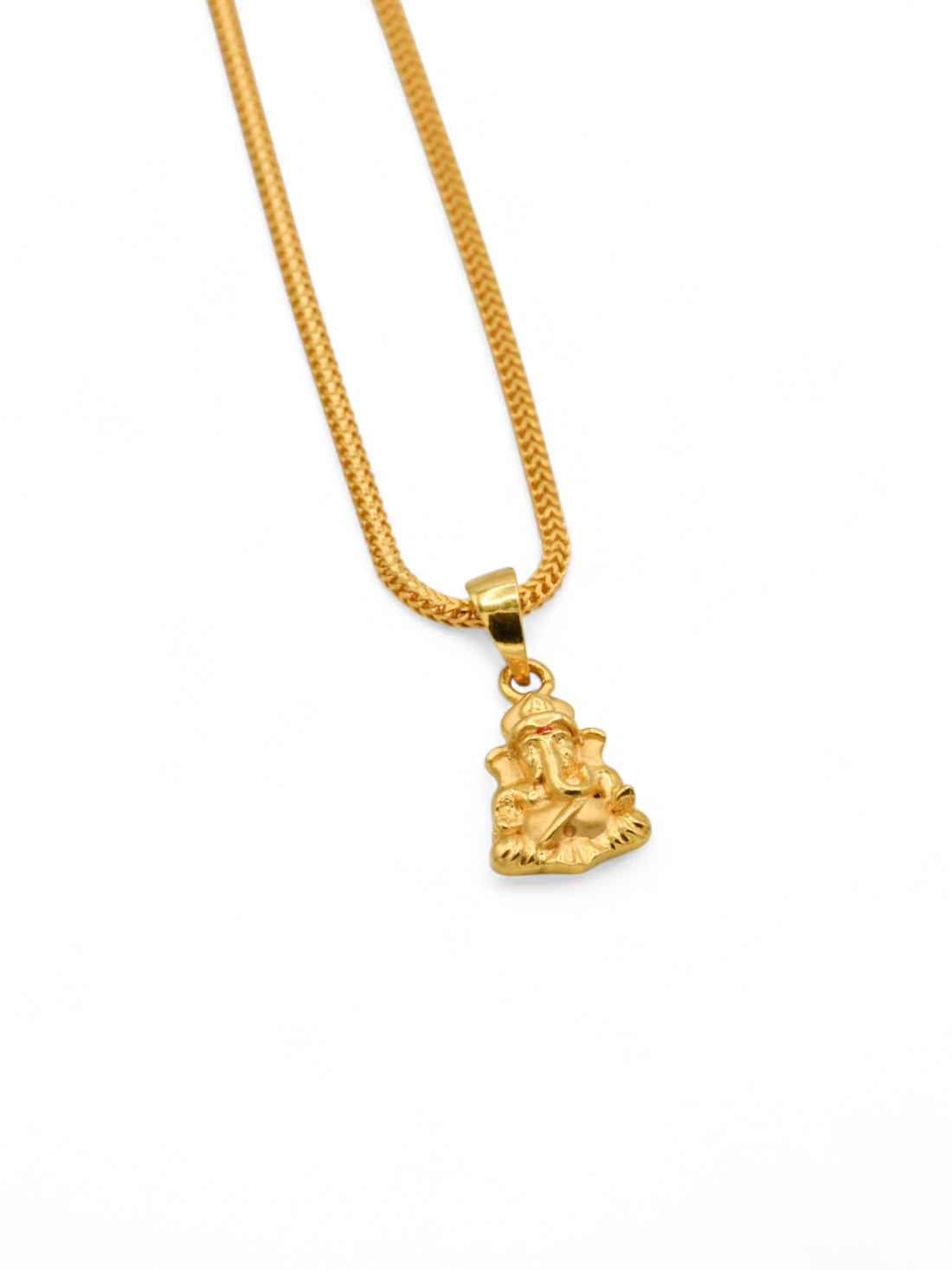 22ct Gold Ganeshji Pendant - Roop Darshan