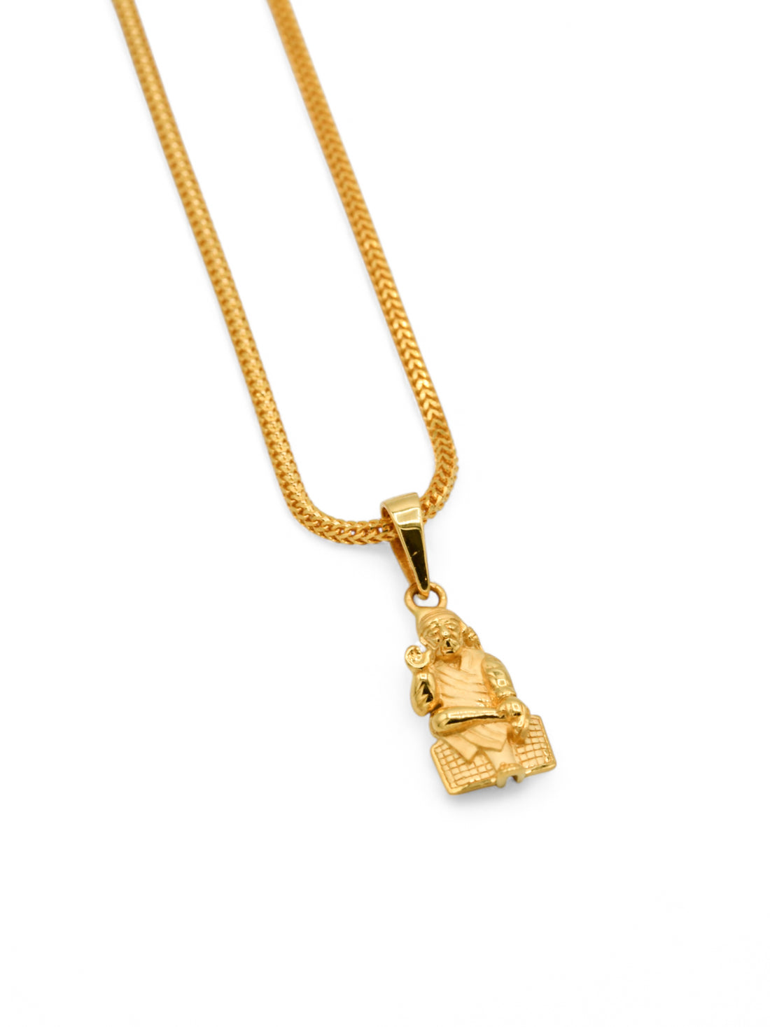 22ct Gold Sai Baba Pendant - Roop Darshan