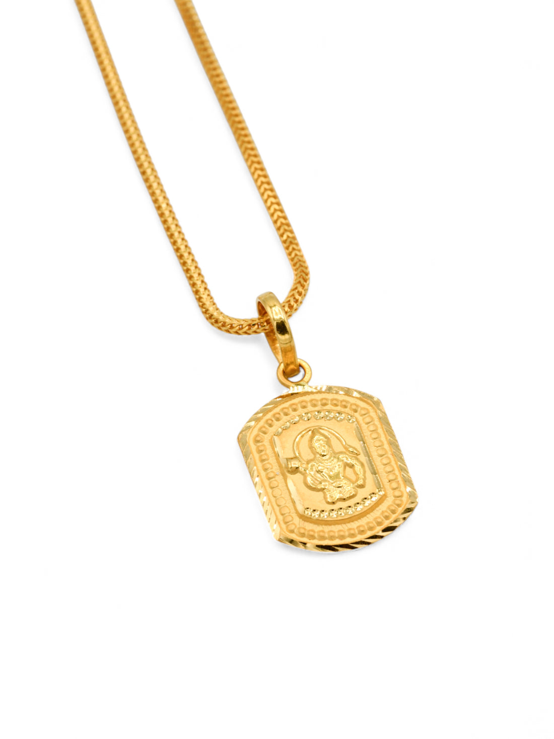 22ct Gold Hanumanji Pendant - Roop Darshan
