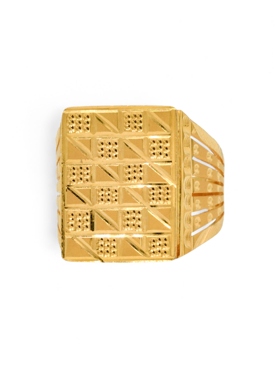 22ct Gold Mens Ring - Roop Darshan