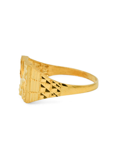 22ct Gold Mens Ring - Roop Darshan