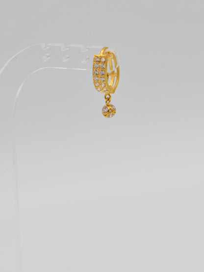 22ct Gold CZ Bali - Roop Darshan