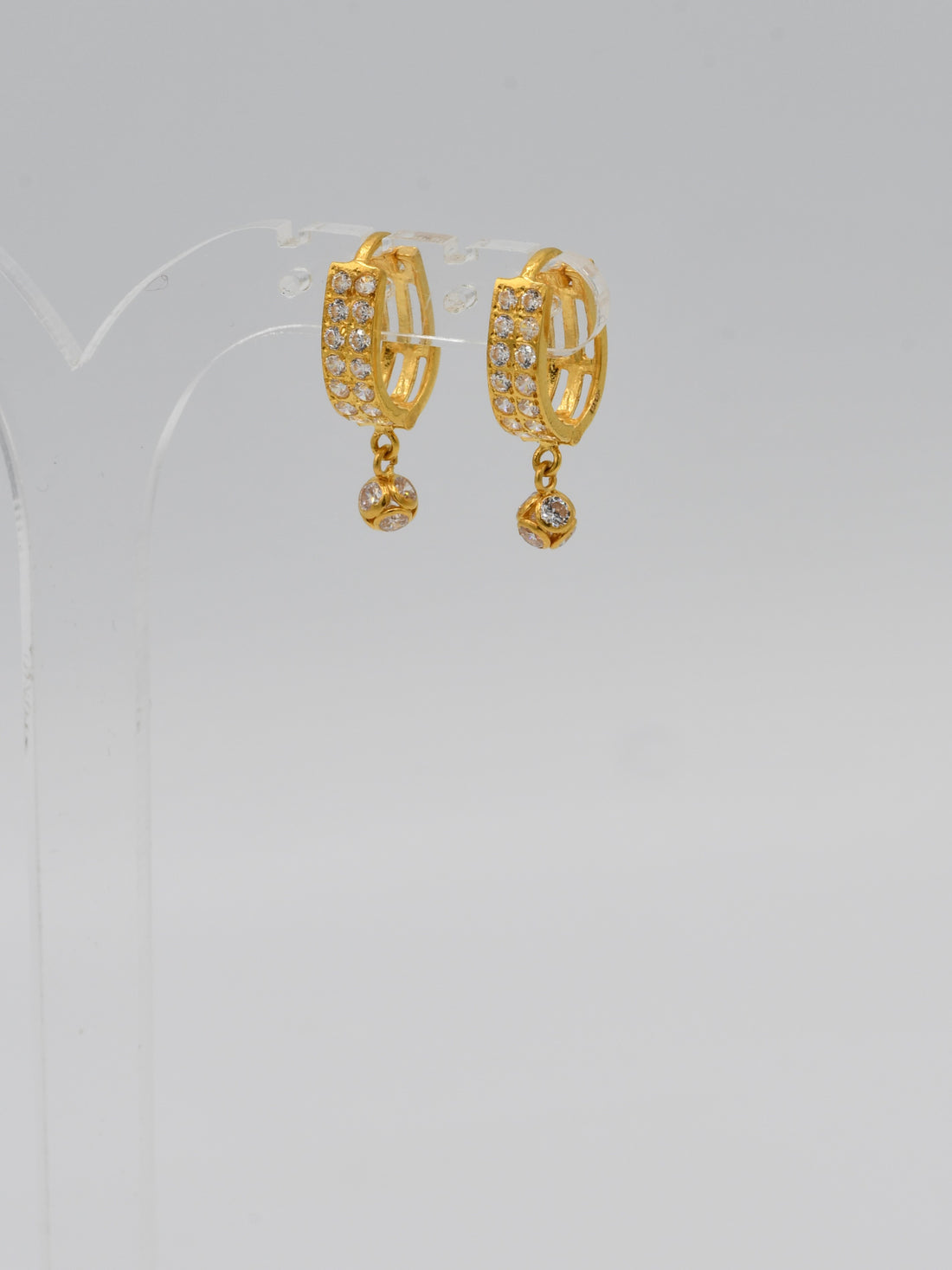 22ct Gold CZ Bali - Roop Darshan