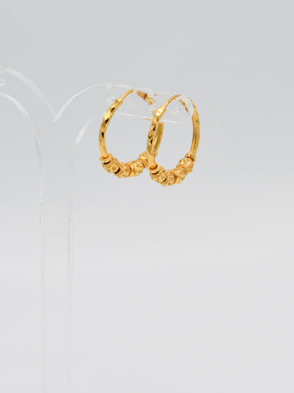 22ct Gold Ball Bali