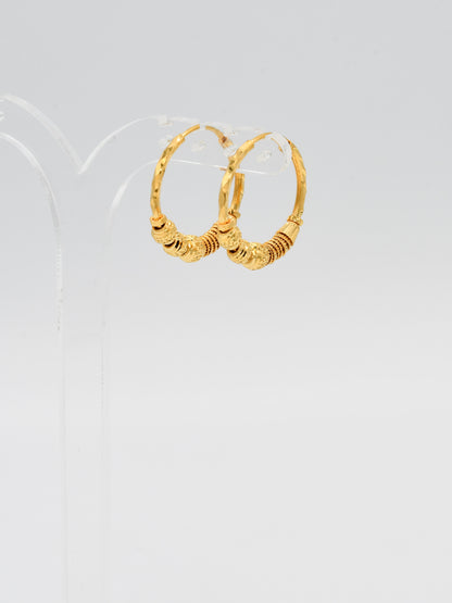 22ct Gold Ball Bali - Roop Darshan