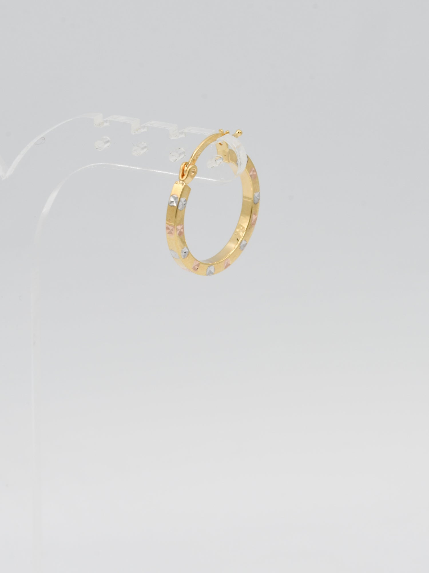 18ct Gold Two Tone Bali - Roop Darshan