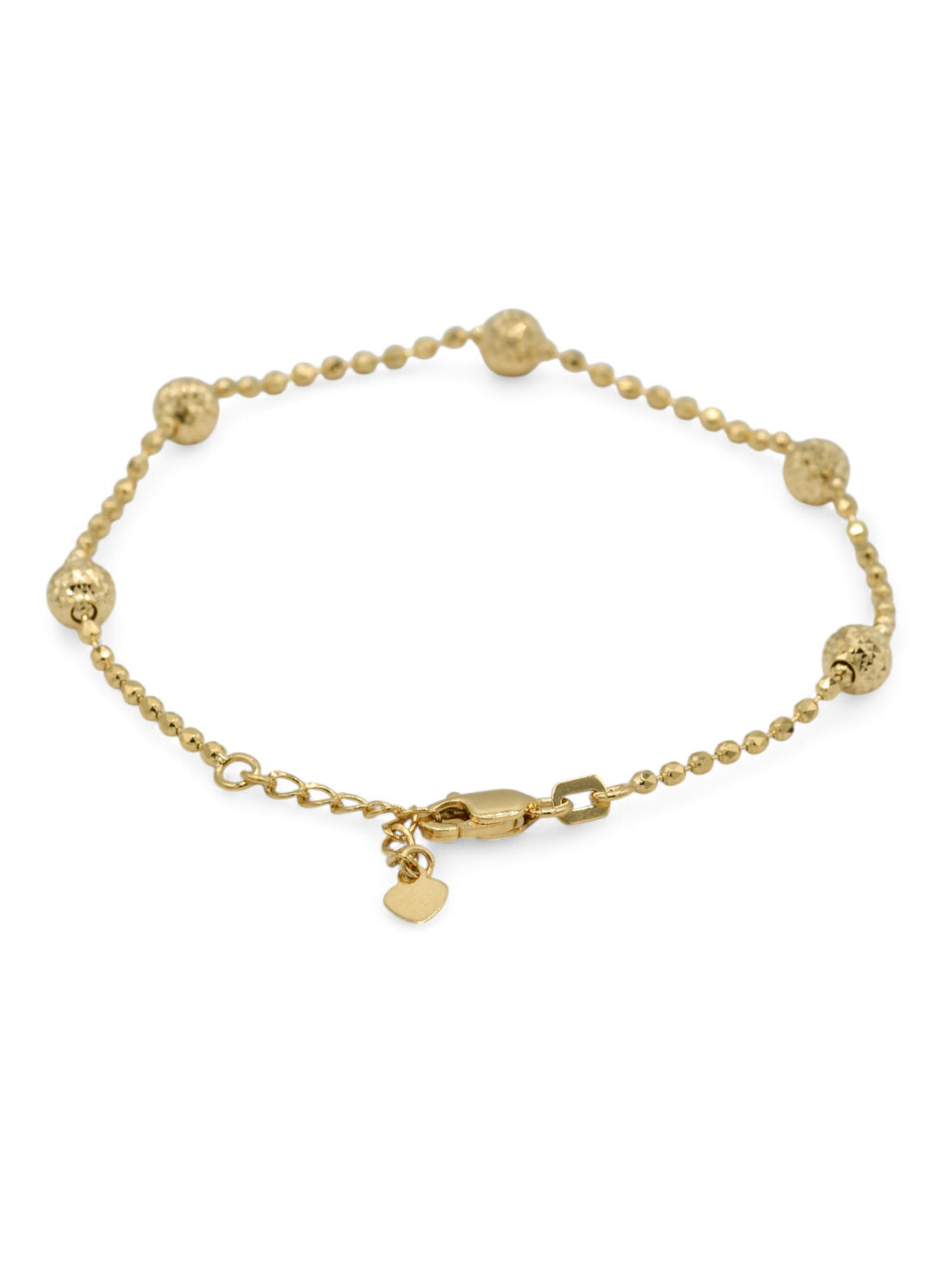 18ct Gold Ball Ladies Bracelet - Roop Darshan