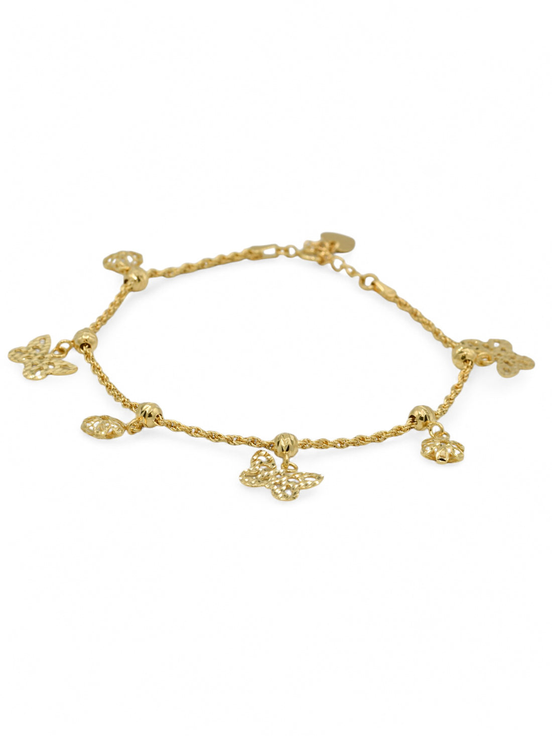 18ct Gold Charms Ladies Bracelet - Roop Darshan