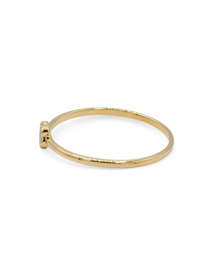 18ct Gold Black Star Ladies Ring - Roop Darshan