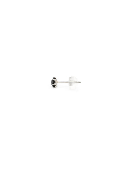 Platinum Black Diamond Earrings - Roop Darshan