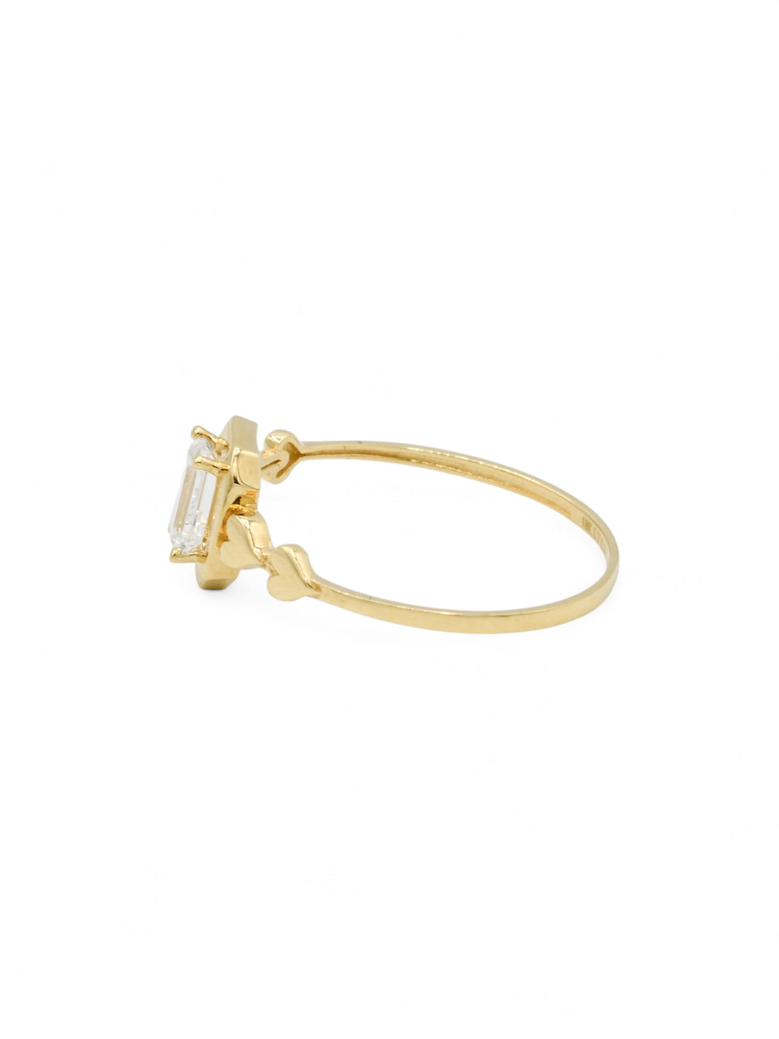 18ct Gold CZ Ladies Ring - Roop Darshan